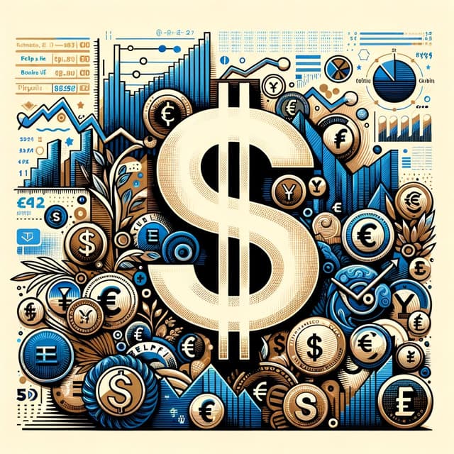 Thumbnail for currency and finance learning with money symbols, graphs, and the Helpful.vn logo